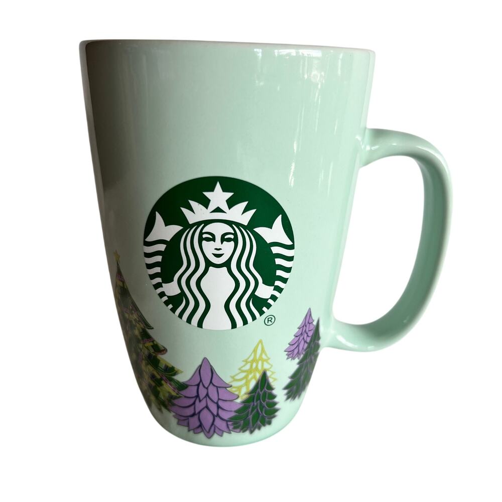 Starbucks Mermaid Logo Green Christmas Tree Holiday Coffee Tea Mugs 2020 11 oz